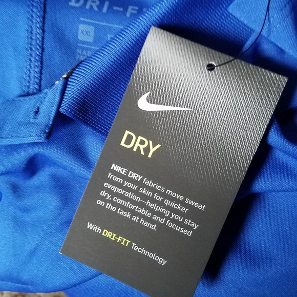 NWT Mens Blue Nike Golf Polo XXL - Picture 5 of 5